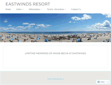 Tablet Screenshot of eastwindsresort.com